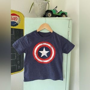 Marvel Captain America T Shirt Size 5T